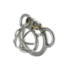 Load image into Gallery viewer, Split Small Steel Chastity Cage 1