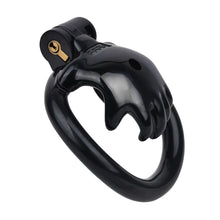 Load image into Gallery viewer, small chastity cage paw shape cock cage - black cage