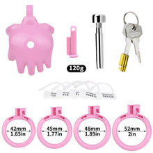 Load image into Gallery viewer, The Hand of Desire Holding Chastity Cage -3