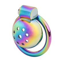 Load image into Gallery viewer, The Press-Type Metal Chastity Cage