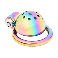 Load image into Gallery viewer, The Press-Type Metal Chastity Cage