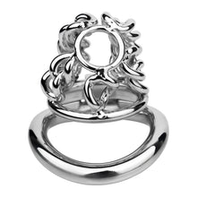 Lade das Bild in den Galerie-Viewer, Thick Chainmail Steel Chastity Lock - 10