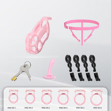 Charger l'image dans la galerie, Upgrade Invisible Pink Cobra Chastity Cage 6