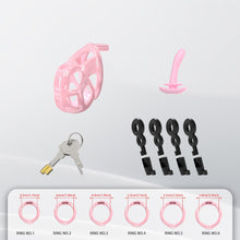 Charger l'image dans la galerie, Upgrade Invisible Pink Cobra Chastity Cage 2
