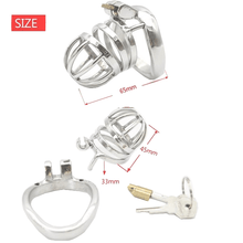 Load image into Gallery viewer, Jade Male Chastity Device 1.77 inches and 2.28 inches long

