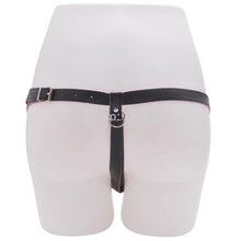 Lade das Bild in den Galerie-Viewer, G-String-Strap aus Leder mit zwei Enden
