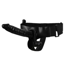 Lade das Bild in den Galerie-Viewer, Doppelseitiges vibrierendes Strap-On-Set BDSM