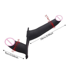 Lade das Bild in den Galerie-Viewer, G-String-Strap aus Leder mit zwei Enden