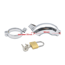 Lade das Bild in den Galerie-Viewer, Clara Metall-Keuschheitskäfig 3,54 Zoll in 3 Größen