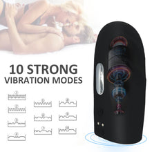 Lade das Bild in den Galerie-Viewer, 10-Frequenz-Vibrationsmassage-Flip-Integrierte Masturbationsbecher