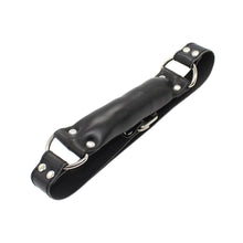 Charger l'image dans la galerie, Bâillon BDSM en cuir souple avec mors BDSM