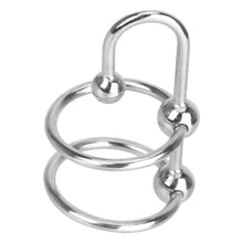 Lade das Bild in den Galerie-Viewer, Prinz-Albert-Zauberstab mit zwei Ringen, BDSM