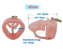 Charger l'image dans la galerie, Cage de chasteté Scarlett de 2,56 pouces de long