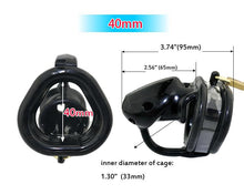 Charger l'image dans la galerie, Cage de chasteté Scarlett de 2,56 pouces de long
