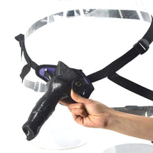 Lade das Bild in den Galerie-Viewer, Schwarzer Wolfsschwanz, Umschnalldildo, BDSM