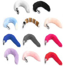 Load image into Gallery viewer, Stunningly Sexy Fox Tail Butt Plug BDSM