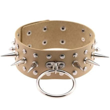Load image into Gallery viewer, Spiked Bondage Submissive Collar