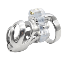 Lade das Bild in den Galerie-Viewer, Keuschheitskäfig aus Emery-Metall, 7,6 cm