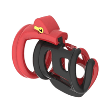 Lade das Bild in den Galerie-Viewer, Ivy Zweifarbiger Peniskäfig aus Kunststoff, 2,28 Zoll lang