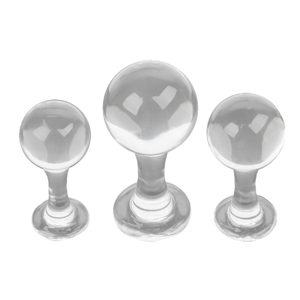vibrating anal plug porn Analplug aus Glas mit Kugel und Schaft – sissyloving