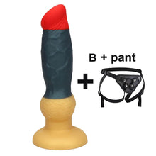 Lade das Bild in den Galerie-Viewer, Hundeknoten-Dildo zum Umschnallen, wasserdicht