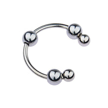 Load image into Gallery viewer, Beaded Stainless Glans Ring BDSM