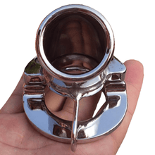 Lade das Bild in den Galerie-Viewer, Haselnussbrauner Peniskäfig mit offenem Vorderende