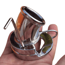 Lade das Bild in den Galerie-Viewer, Haselnussbrauner Peniskäfig mit offenem Vorderende