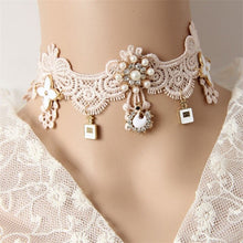 Load image into Gallery viewer, "Sissy Lucy" Lace Choker Necklace
