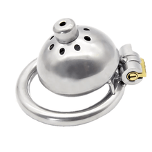 Load image into Gallery viewer, Reagan Male Chastity Device with Urethral Tube 0.98 inch long
