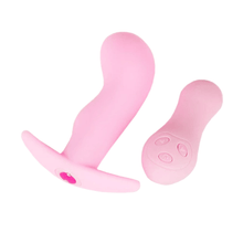 Load image into Gallery viewer, Remote Controlled Silicone Vibrating Butt Plug BDSM