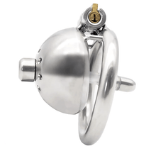 Load image into Gallery viewer, Reagan Male Chastity Device with Urethral Tube 0.98 inch long