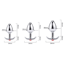 Load image into Gallery viewer, Anchor-Inspired Jeweled Butt Plug