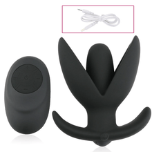 Load image into Gallery viewer, Blooming Flower 10-Speed Vibrating Butt Plug