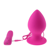 Lade das Bild in den Galerie-Viewer, Supergroßer vibrierender Analplug BDSM