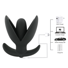 Load image into Gallery viewer, Blooming Flower 10-Speed Vibrating Butt Plug