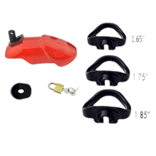 Charger l'image dans la galerie, Cage de chasteté en plastique Ariel de 2,95 pouces de long
