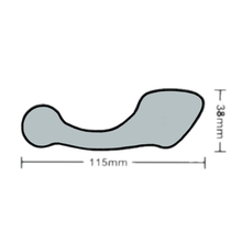 Lade das Bild in den Galerie-Viewer, Schöner rosa Analplug aus Kristallglas, 11,5 cm lang, BDSM