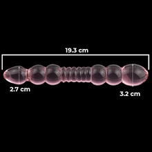 Lade das Bild in den Galerie-Viewer, Delight and Mesmerize Rosa Doppelkopf-Dildo BDSM