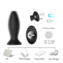 Load image into Gallery viewer, Suction Vibrating Cup Butt Plug 5pcs Set