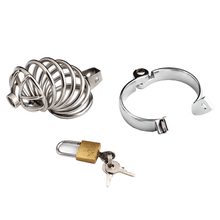 Charger l'image dans la galerie, Anneau de chasteté en métal Zoey Caged Ring