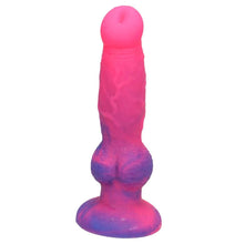 Lade das Bild in den Galerie-Viewer, Hundeknoten-Dildo zum Umschnallen, wasserdicht