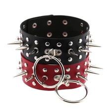 Load image into Gallery viewer, Spiked Bondage Submissive Collar