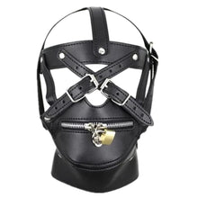 Load image into Gallery viewer, Hardcore Fetish Leather Mask BDSM