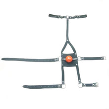 Load image into Gallery viewer, Sadistic Human Muzzle Harness BDSM