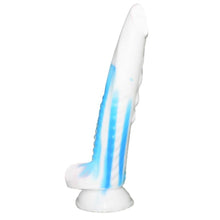 Lade das Bild in den Galerie-Viewer, Blau-weißer Drachendildo