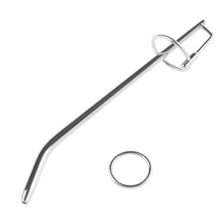 Lade das Bild in den Galerie-Viewer, Harnröhrensonde aus rostfreiem Edelstahl mit J-Konturierung, BDSM