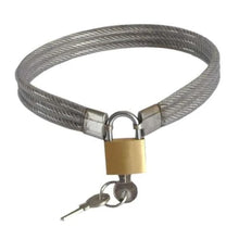 Charger l'image dans la galerie, Collier d'esclave verrouillable en fil d'acier