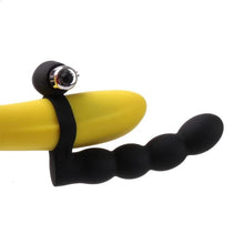 Load image into Gallery viewer, Double Penetration Cock Ring Dildo BDSM