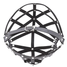 Load image into Gallery viewer, Leather Bondage Restraint Mask BDSM